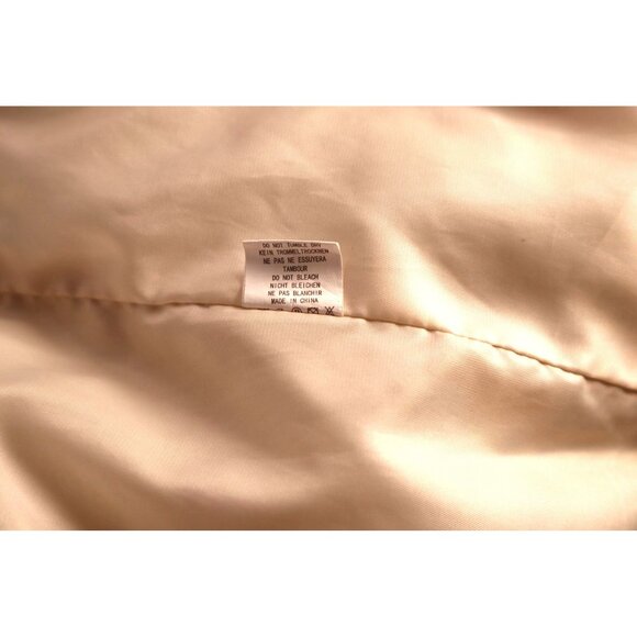 Luxi Aunt & Studio Beige Puffer Vest‎ Size Large - Picture 6 of 10